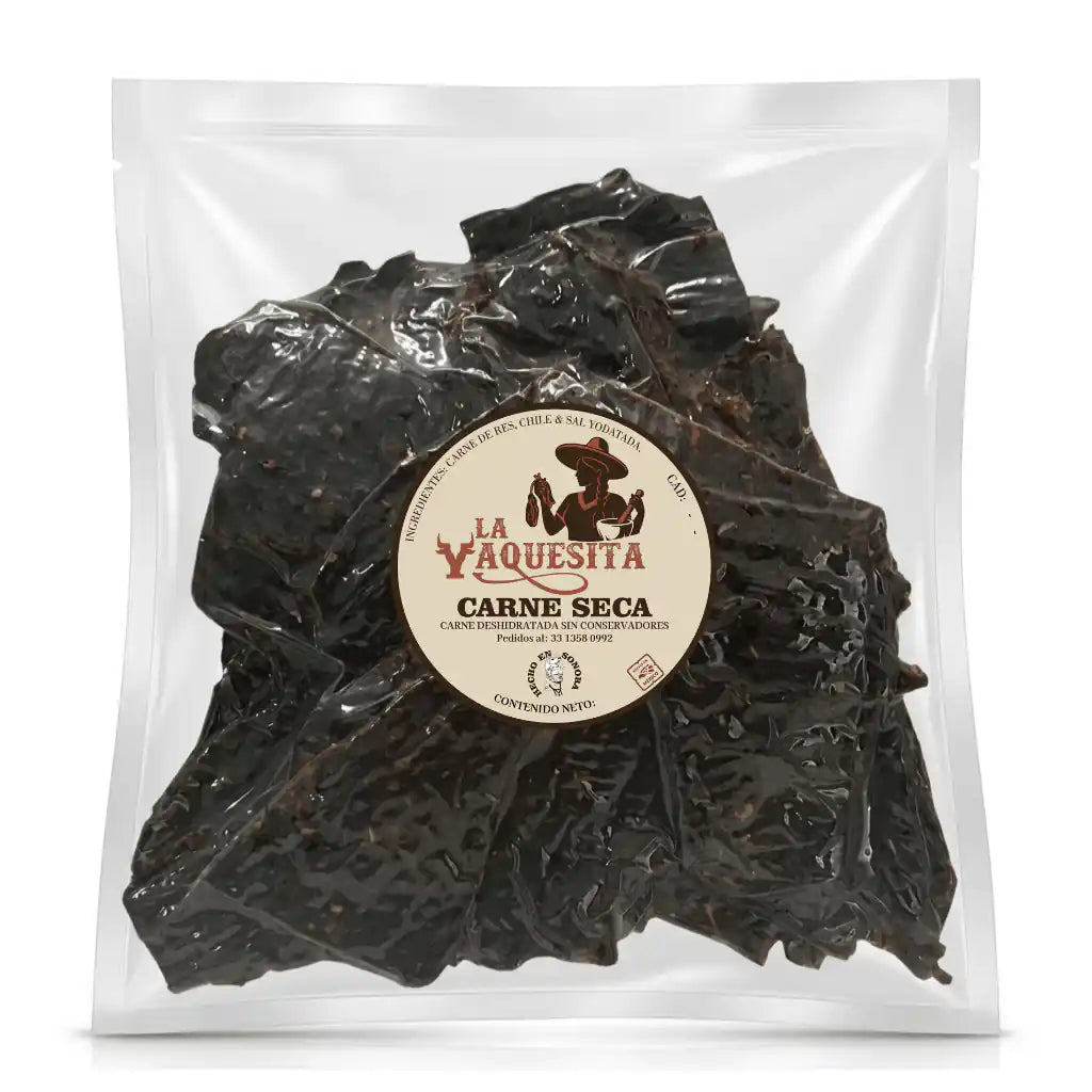 Carne Seca Sonorense Premium Artesanal - La Yaquesita - Como debe saber, ¡Puro Chuqui!