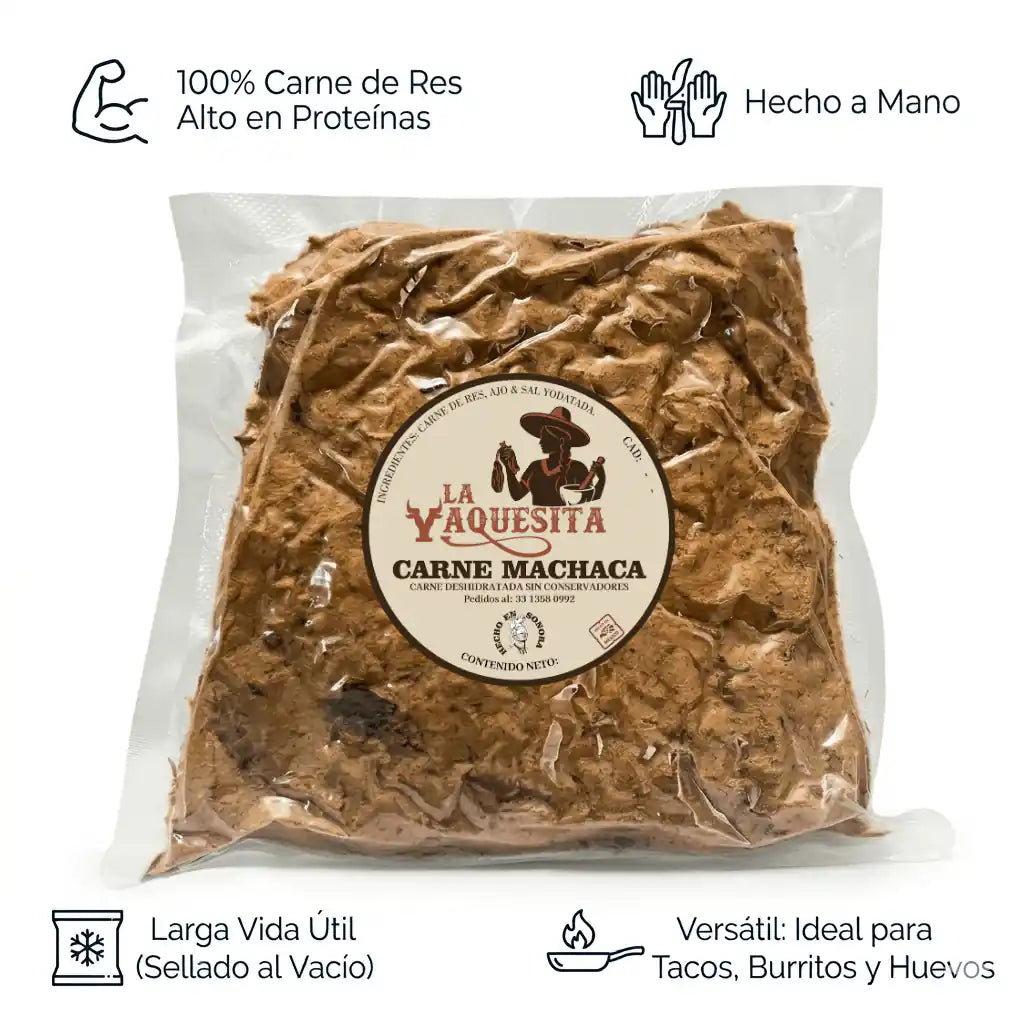 Machaca Sonorense Premium Artesanal - La Yaquesita - Como debe saber, ¡Puro Chuqui!